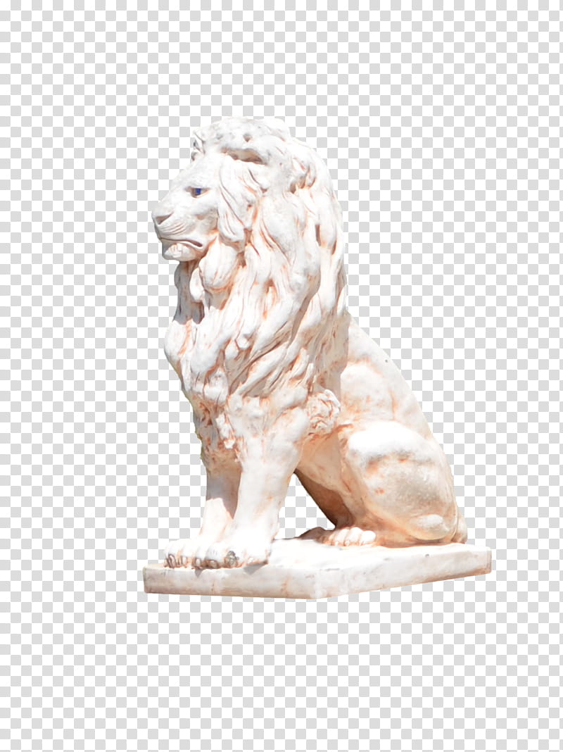 Lion Statue , white lion statue transparent background PNG clipart