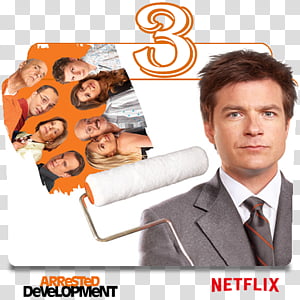Arrested Development series and season folder icon, Arrested Development S03 ( transparent background PNG clipart thumbnail