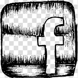 Sketchy Social Media Icons Free , Facebook-x transparent background PNG clipart
