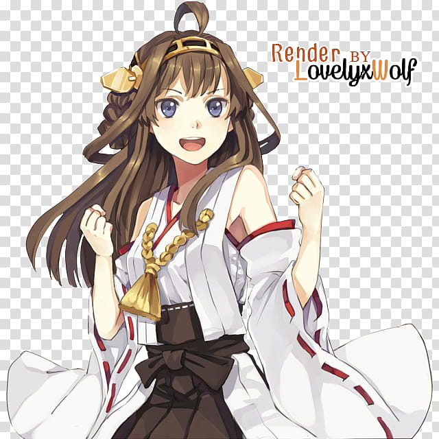 Kongou., Render by lovelyxwold transparent background PNG clipart