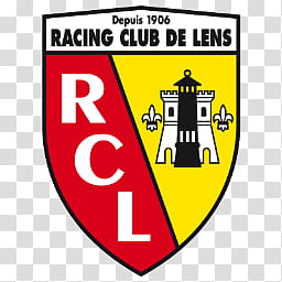 Team Logos, Racing Club De Lens RCL logo transparent background PNG clipart