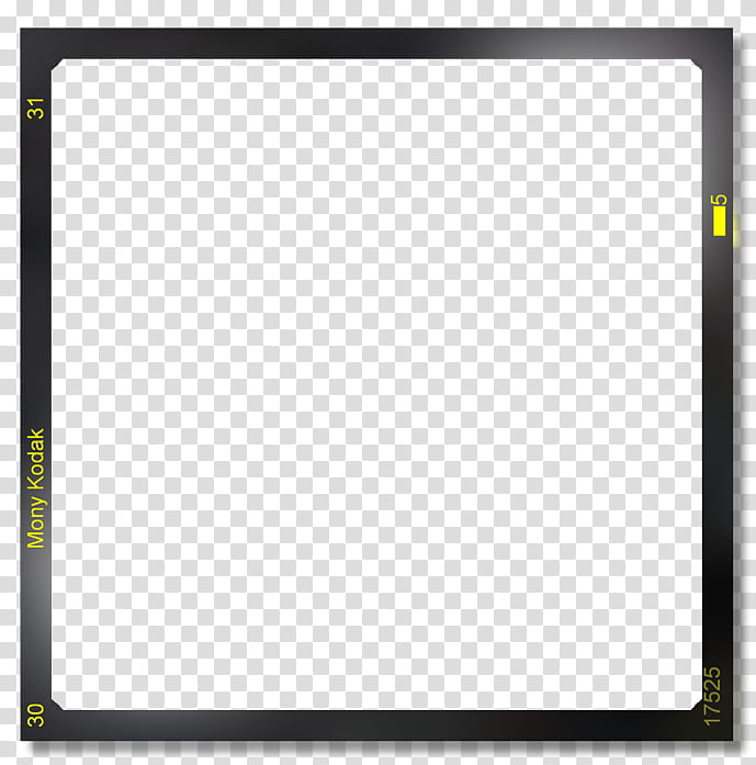 Set Border Frame, black Mony Kodak frame illustration transparent background PNG clipart