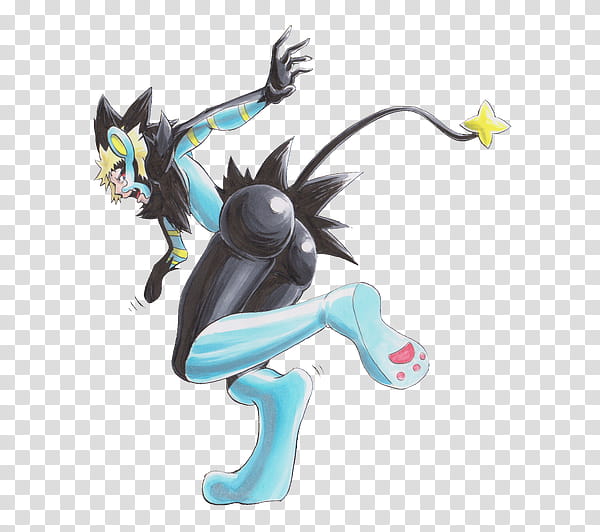 Volkner into Luxray , female character illustration transparent background PNG clipart