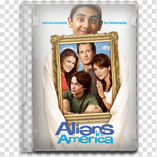 TV Show Icon , Aliens in America, Aliens in America DVD case transparent background PNG clipart