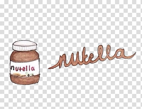 Tipo , Nutella illustration transparent background PNG clipart