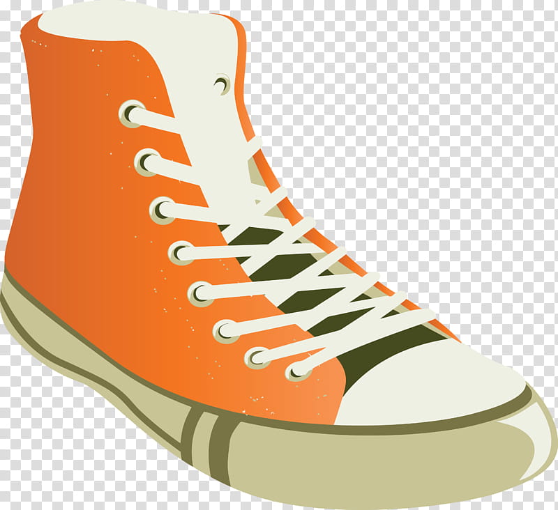 sneakers fashion shoes, Footwear, Orange, Plimsoll Shoe, Athletic Shoe, Outdoor Shoe transparent background PNG clipart