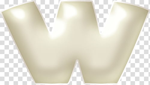 letter W illustration transparent background PNG clipart