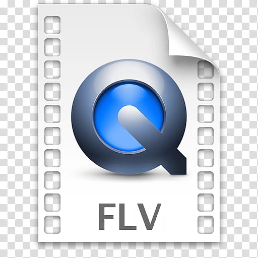 FLV icon QuickTime X, FLV transparent background PNG clipart