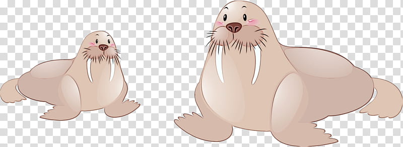 animal figure cartoon seal marine mammal bearded collie, Watercolor, Paint, Wet Ink, Otter, Earless Seal transparent background PNG clipart