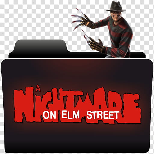A Nightmare On Elm Street Movie Icon Set, Folder with Freddie transparent background PNG clipart