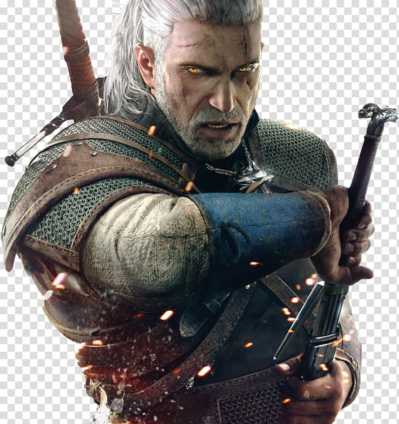 The Witcher  Wild Hunt Geralt of Rivia Render transparent background PNG clipart