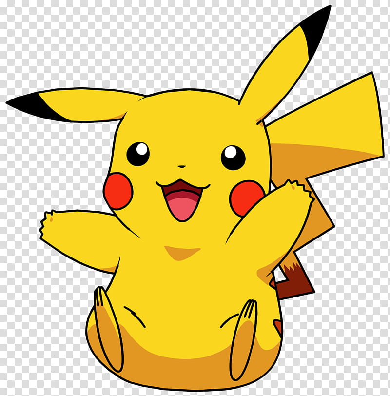 Pokemon Pikachu character transparent background PNG clipart