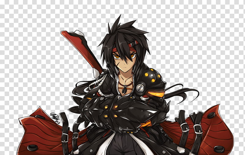 [Elsword] Weapon Taker, render,, man with black hair and black and white suit transparent background PNG clipart
