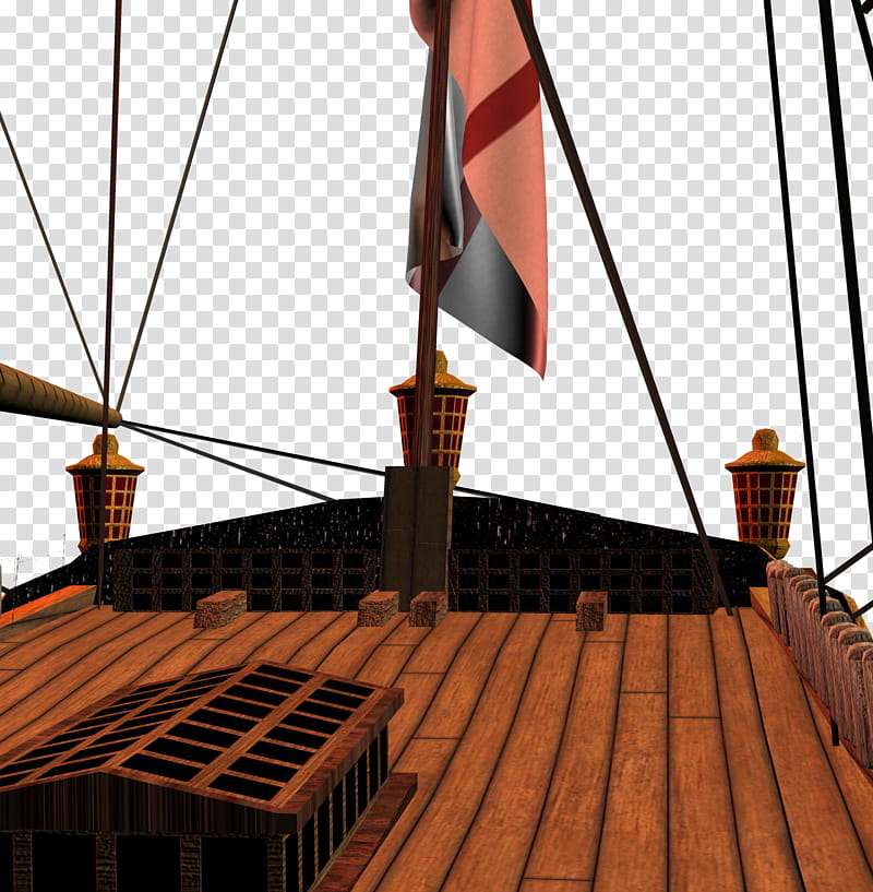 On Deck, brown ship illustration transparent background PNG clipart
