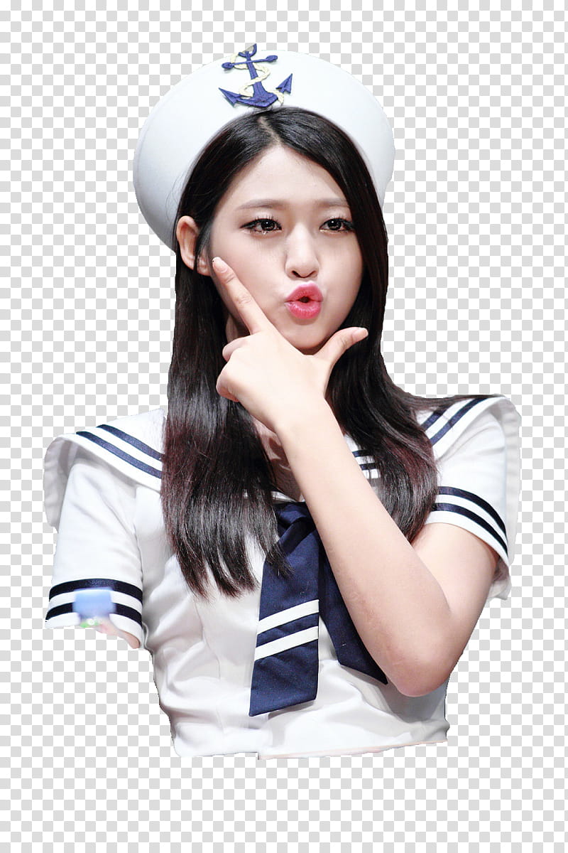 Render Seolhyun, woman pouting her lips transparent background PNG clipart