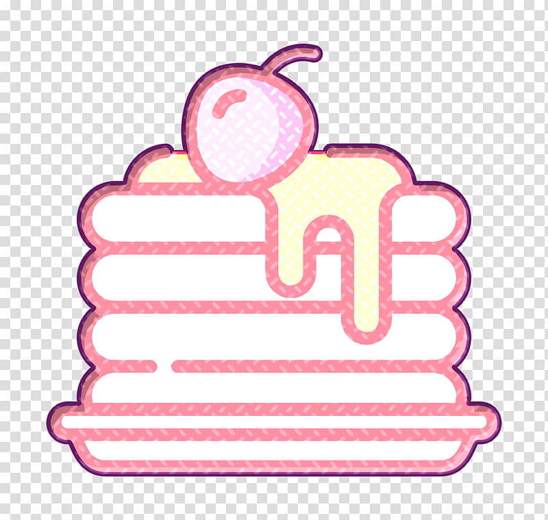 Desserts and candies icon Pancakes icon Dessert icon, Pink, Text, Neon, Magenta, Sticker, Neon Sign transparent background PNG clipart