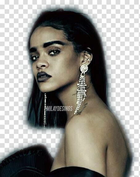 Rihanna  MILAYDESINGS transparent background PNG clipart