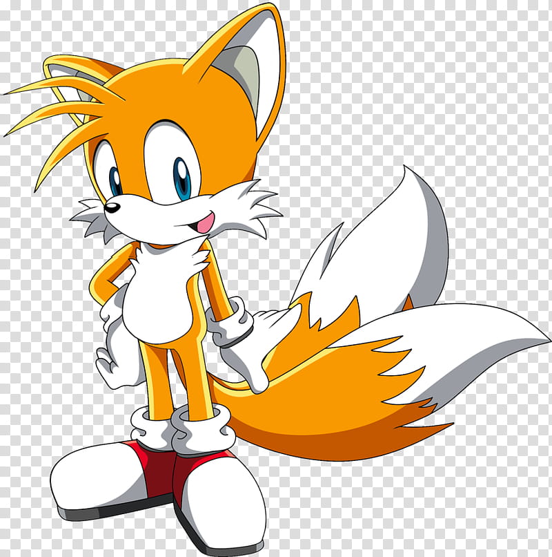 Tails the Fox transparent background PNG clipart