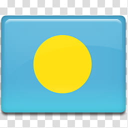 All in One Country Flag Icon, Palau-Flag- transparent background PNG clipart