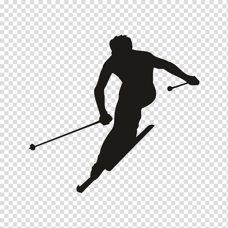 Winter, Skiing, Alpine Skiing, Winter Sport, Freestyle Skiing, Silhouette, Downhill, Extreme Sport transparent background PNG clipart
