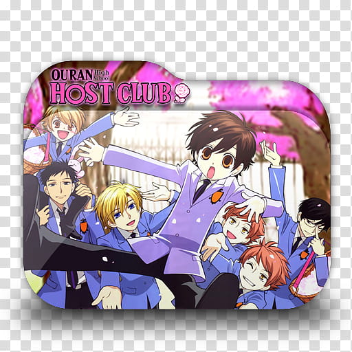 Ouran High School Host Club Anime Folder Icon , Ouran High School Host Club , Ouran high school host club folder icon transparent background PNG clipart