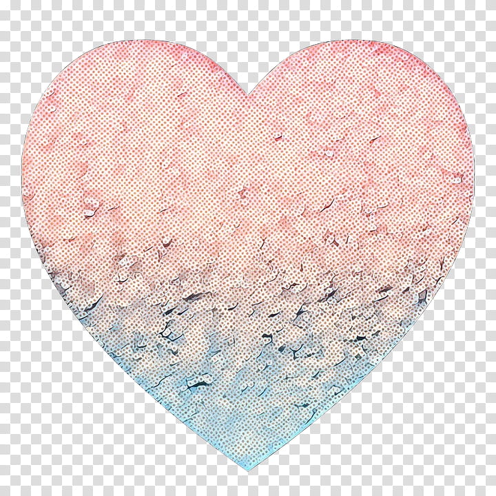 heart pink aqua pattern heart, Pop Art, Retro, Vintage, Peach transparent background PNG clipart