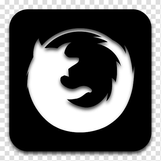 Black n White, Mozilla Firefox transparent background PNG clipart