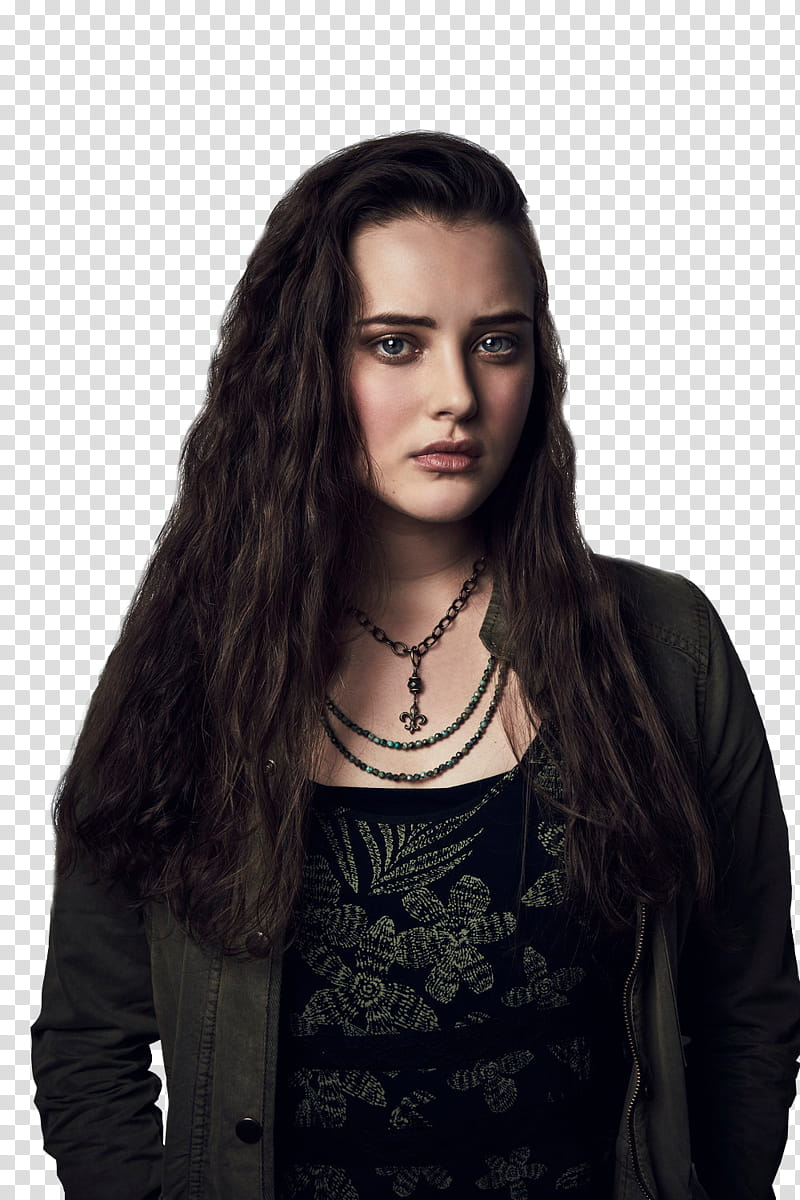Katherine Langford S, woman wearing black open cardigan transparent background PNG clipart