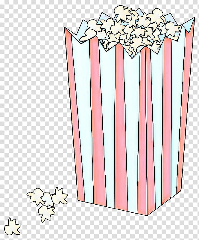 Popcorn, Angle, Line, Pink M, Cartoon, Baking Cup, Snack transparent background PNG clipart