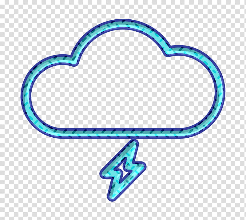 flash icon lightning icon stormy icon, Thunder Icon, Weather Icon, Turquoise, Blue, Text, Aqua, Heart transparent background PNG clipart