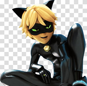 Miraculous Ladybug And Chat Noir, anime character holding stick transparent  background PNG clipart