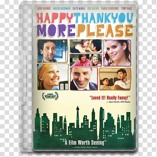 Movie Icon Mega , Happythankyoumoreplease, Happy Thank You More Please movie case transparent background PNG clipart