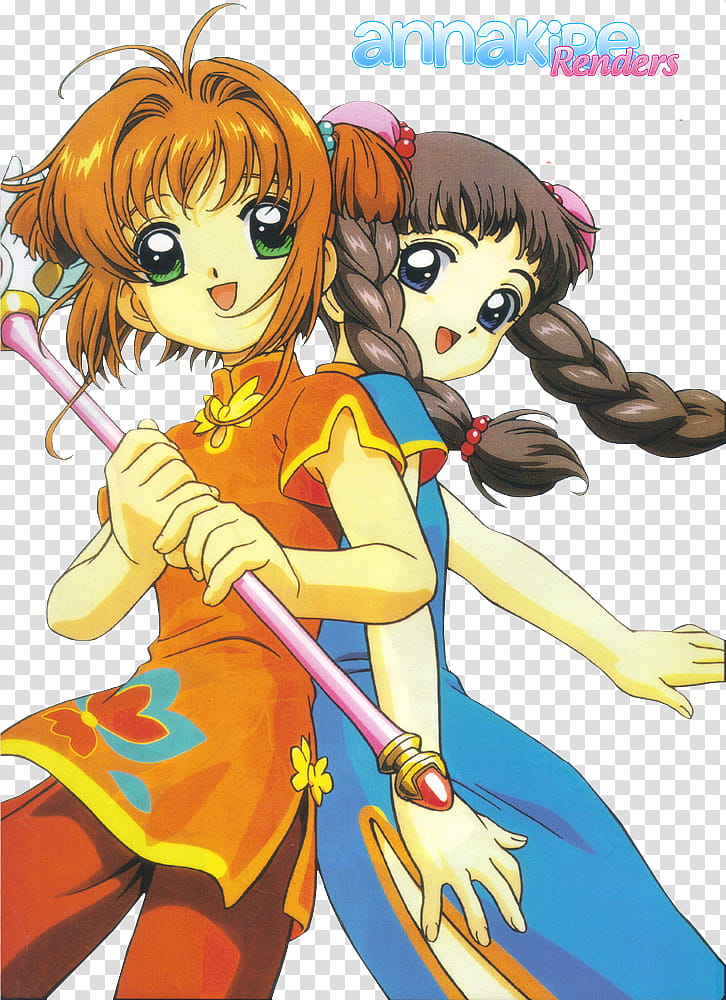 CLAMP Render , Annakire Renders anime characters transparent background PNG clipart