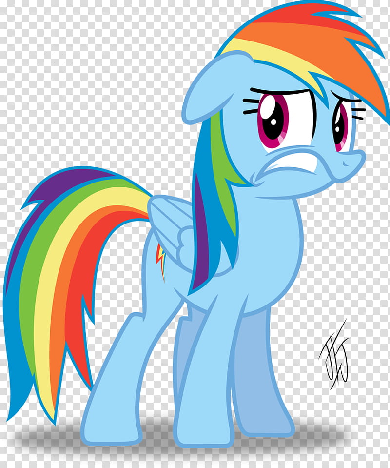 Rainbow Dash Is Scared transparent background PNG clipart