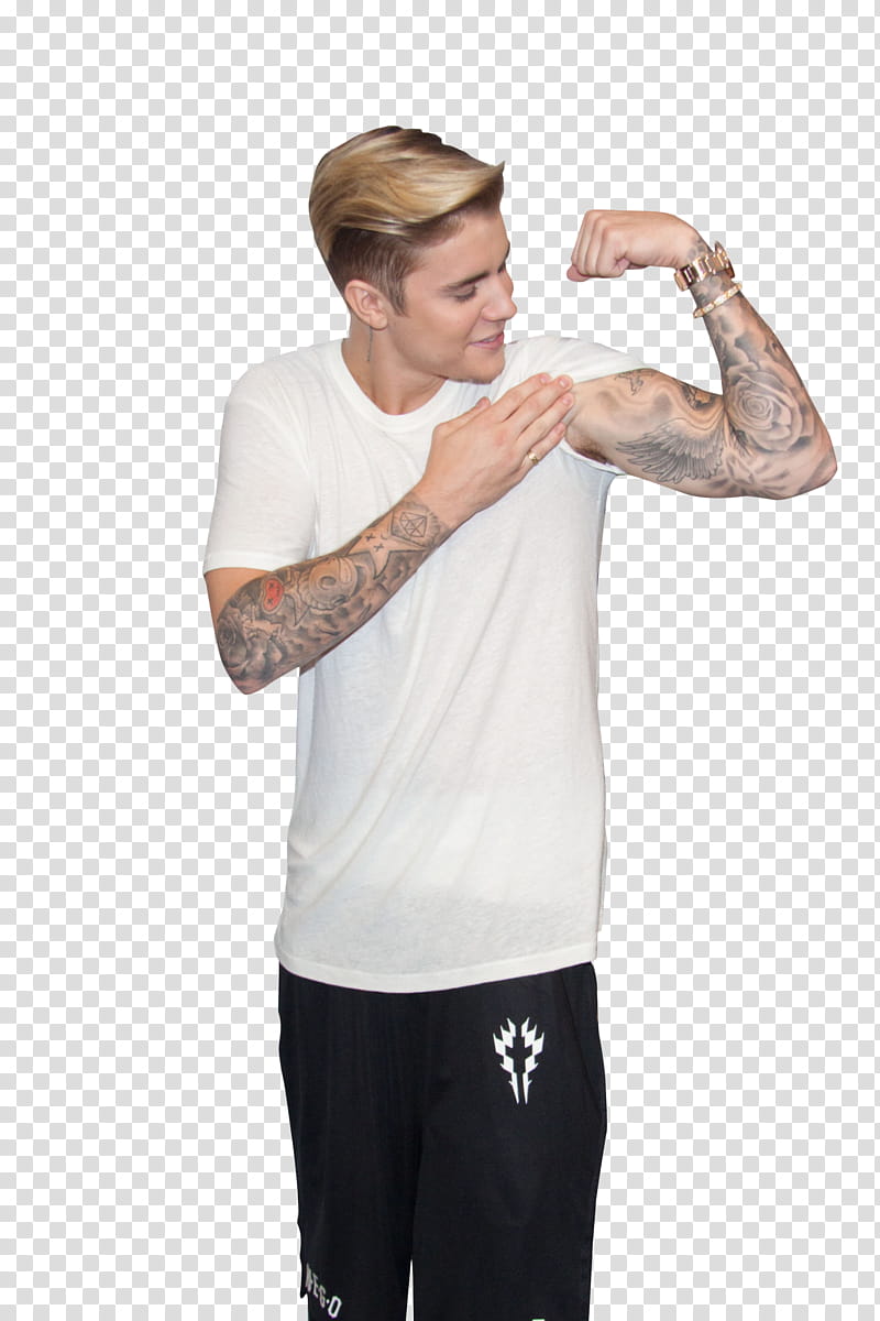 Justin Bieber , Justin Bieber showing biceps transparent background PNG clipart
