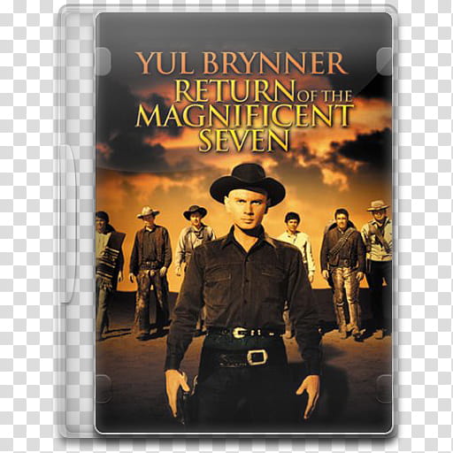 Movie Icon Mega , Return of the Magnificent Seven, Return of the Magnificent Seven DVD case transparent background PNG clipart