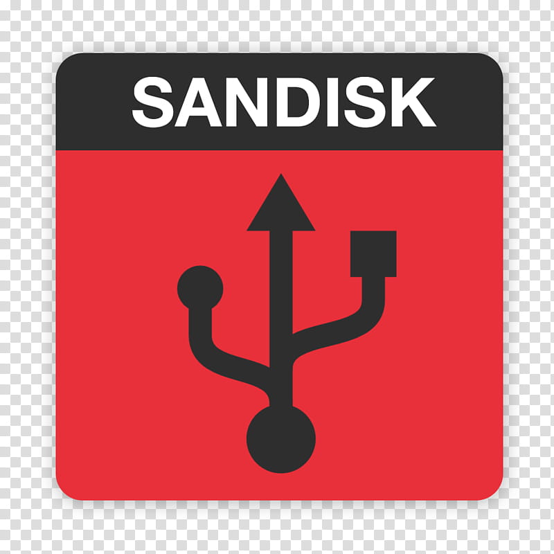 Flader  Crazy  icons for HDD SSD and USB, Sandisk usb red transparent background PNG clipart