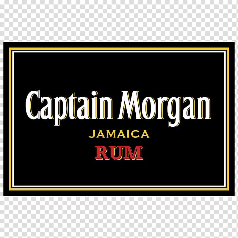 Captain Morgan Logo, Rum, Banner, Rectangle, Text, Area, Signage, Advertising transparent background PNG clipart