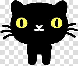 Pucca, black cat illustration transparent background PNG clipart
