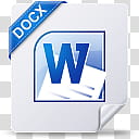 File Type Icons, docx win   transparent background PNG clipart