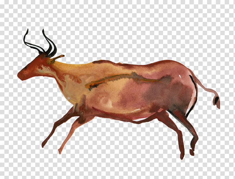 Watercolor Animal, Watercolor Painting, Ox, Bison, Horn, Antelope, Wildlife, Deer transparent background PNG clipart