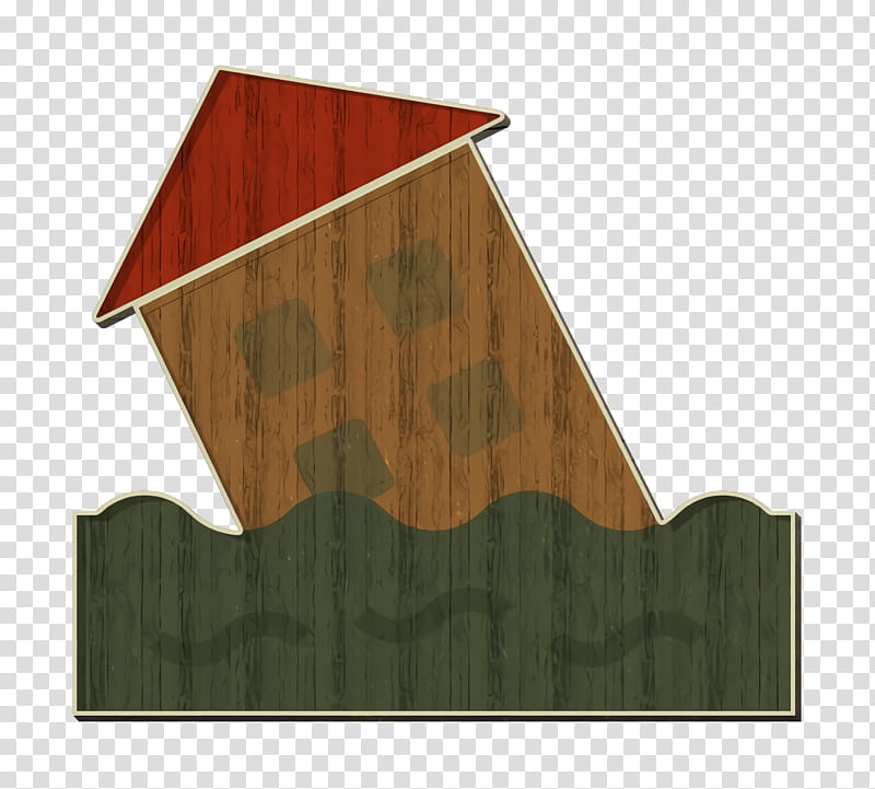 Global Warming icon Flood icon, Roof, Wood, Barn, Plywood, Siding, Shed, House transparent background PNG clipart