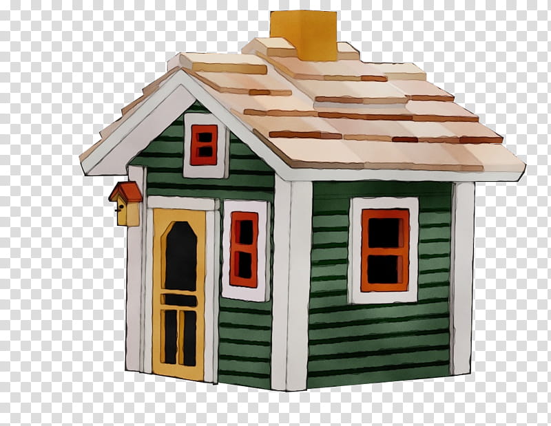 house roof shed home building, Watercolor, Paint, Wet Ink, Cottage, Playhouse transparent background PNG clipart