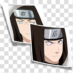 Naruto II Team Gai Icons, Neji x, Naruto Neji Hyuga transparent background PNG clipart