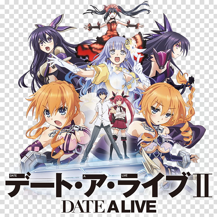 Date A Live II v Anime Icon, DAL II transparent background PNG clipart