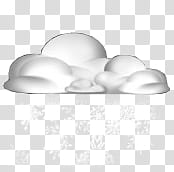 WSI Weather Icons As Seen on TV, Snow_Windy transparent background PNG clipart