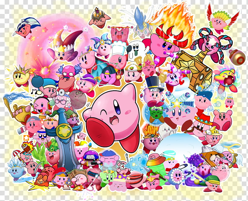 Years of Kirby transparent background PNG clipart