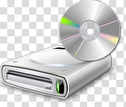 Windows Live For XP, silver optical drive graphic transparent background PNG clipart