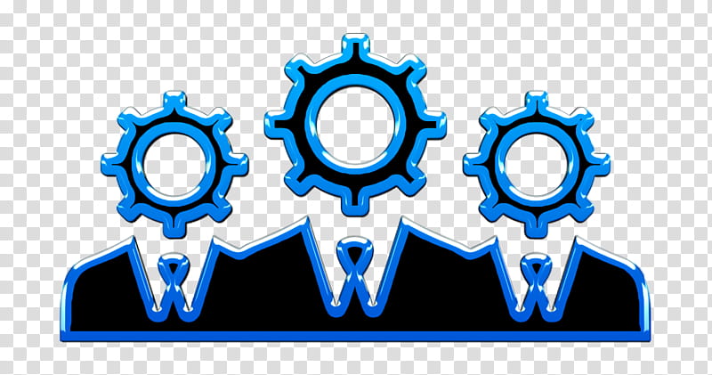 Job icon people icon Businessman icon, Business Seo Elements Icon, Blue, Electric Blue, Symmetry transparent background PNG clipart