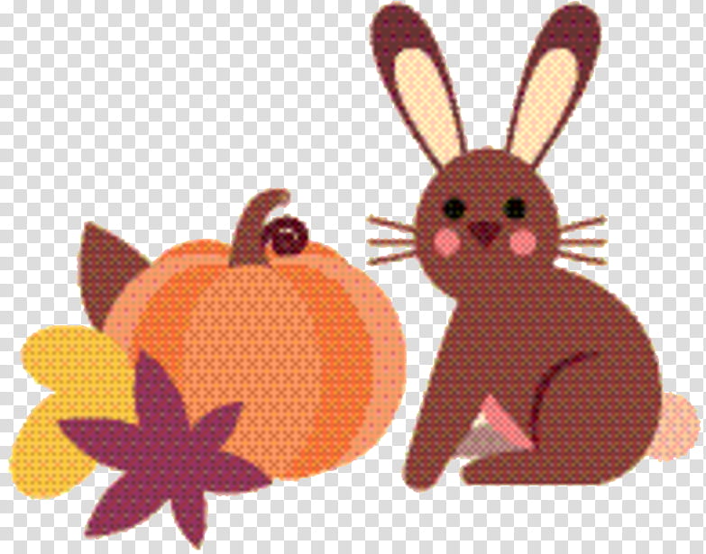 Easter Bunny, Rabbit, Cartoon, Stuffed Animals Cuddly Toys, Autumn, Portrait, Watercolor Painting, Fruit transparent background PNG clipart